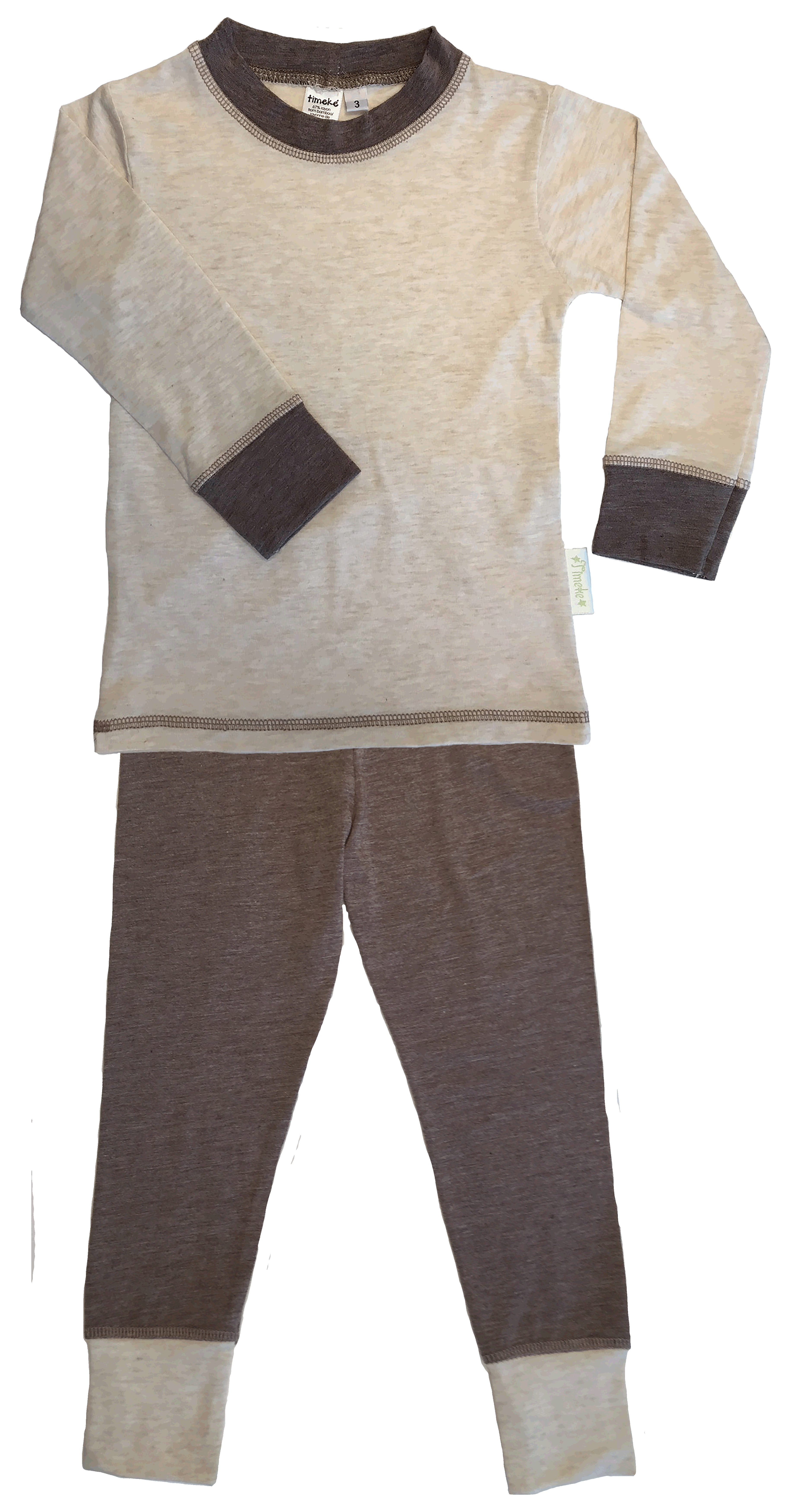 Long Oatmeal Bamboo PJ Long Oatmeal Bamboo PJ