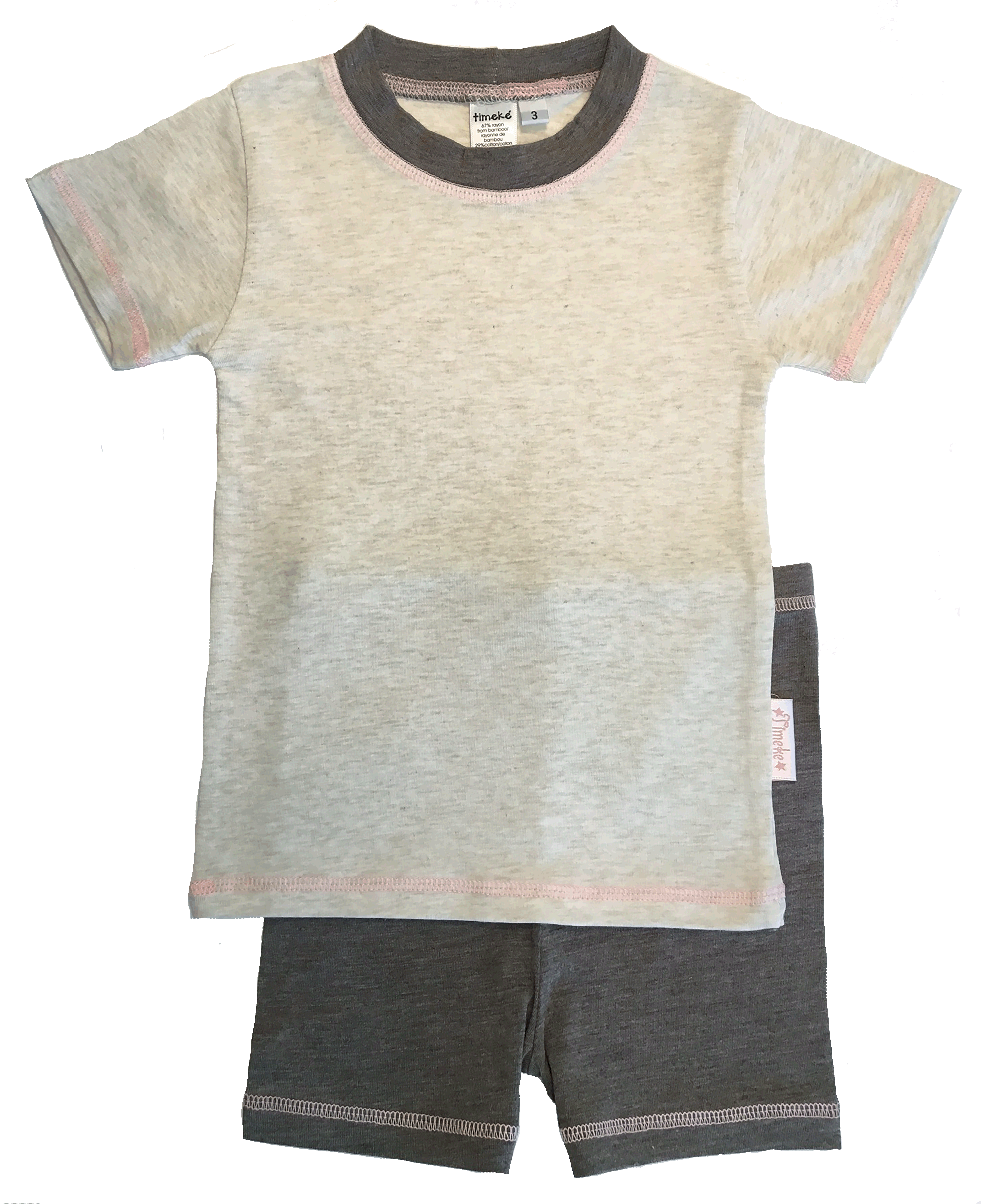 Girls Oatmeal Short PJ Girls Oatmeal Short PJ